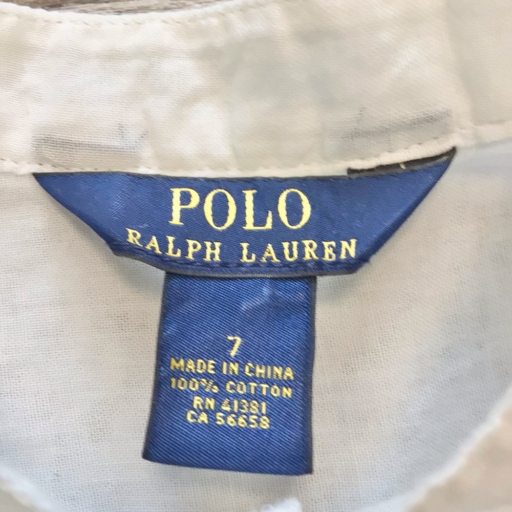 Polo Ralph Lauren White Long Sleeve Button Down Shirt 7 - Picture 10 of 11